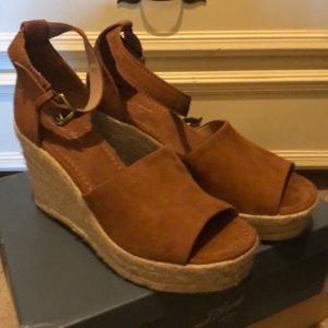 New - Chestnut colored Espadrilles
